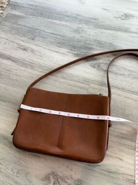 Madewell Classic Brown Leather Crossbody Bag